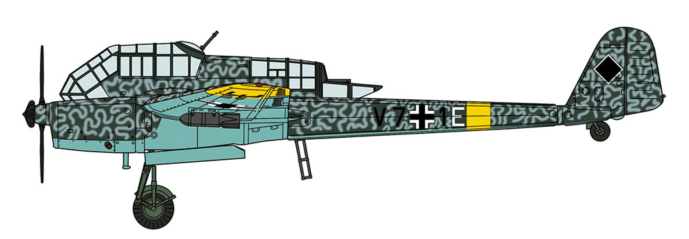 フォッケウルフ Fw189A-1/2 近距離偵察飛行隊 プラモデル (ハセガワ 1/72 飛行機 限定生産 No.02275) 商品画像_2