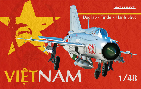 MiG-21PFM 北ベトナム プラモデル (エデュアルド 1/48 リミテッドエディション No.11115) 商品画像