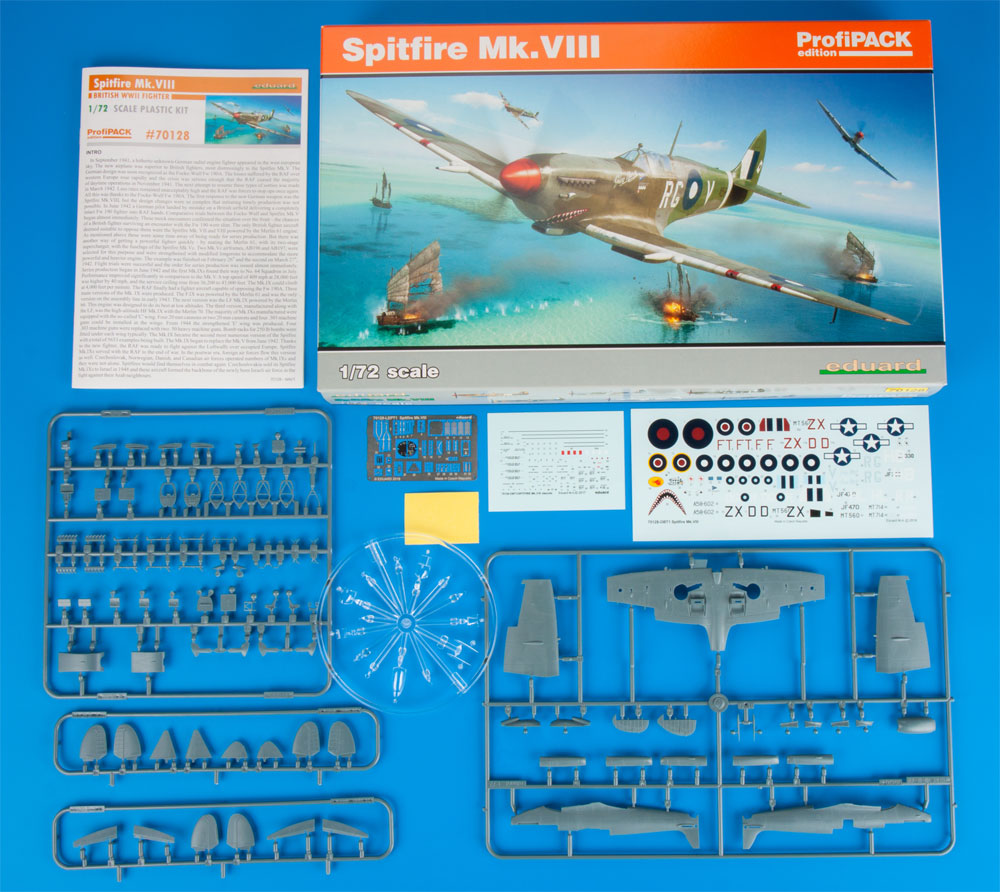 スピットファイア Mk.8 プラモデル (エデュアルド 1/72 プロフィパック No.70128) 商品画像_1