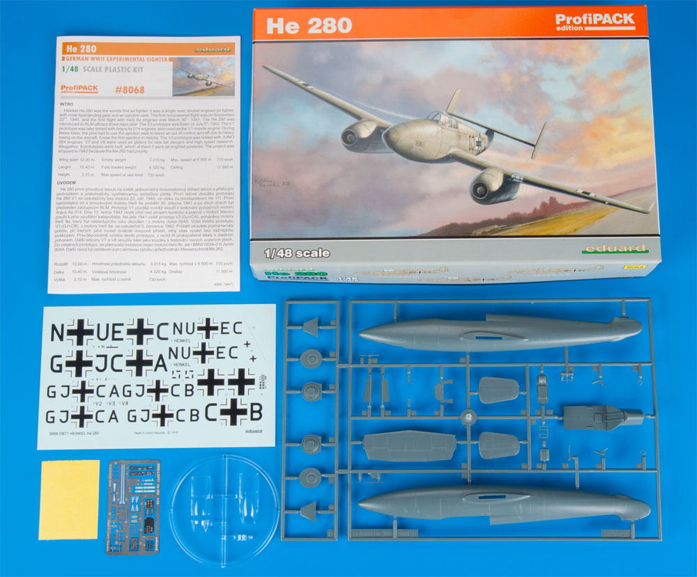 ハインケル He280 プラモデル (エデュアルド 1/48 プロフィパック No.8068) 商品画像_1