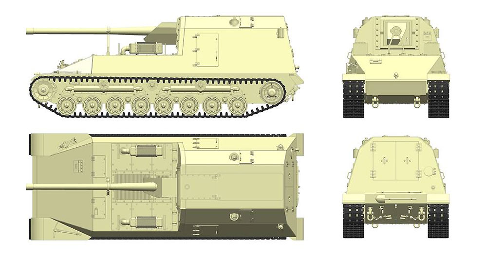 試製 五式砲戦車 ホリ 1 プラモデル (アミュージングホビー 1/35 ミリタリー No.35A022) 商品画像_2