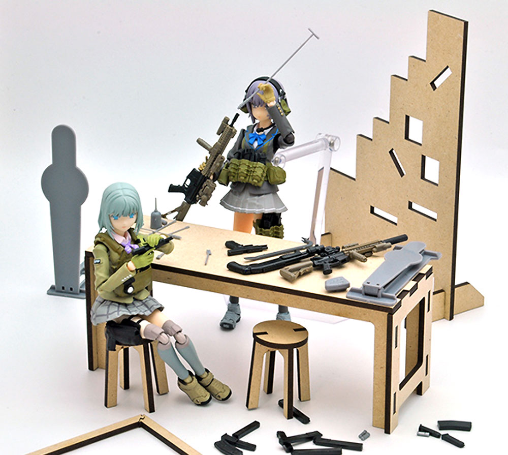 シューティングレンジ B プラモデル (トミーテック リトルアーモリー （little armory） No.LD015) 商品画像_4