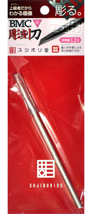 BMC彫刻刀 三角 刃先幅 1.2mm 彫刻刀 (スジボリ堂 BMC彫刻刀 No.cyoko030) 商品画像