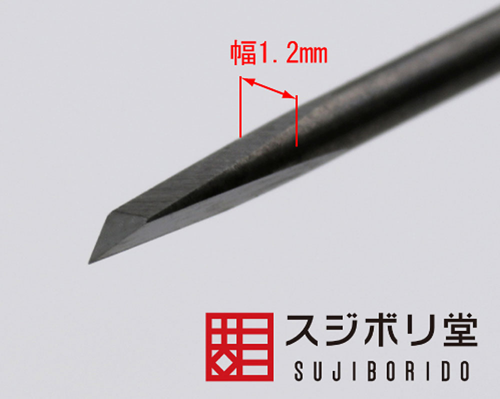 BMC彫刻刀 三角 刃先幅 1.2mm 彫刻刀 (スジボリ堂 BMC彫刻刀 No.cyoko030) 商品画像_3