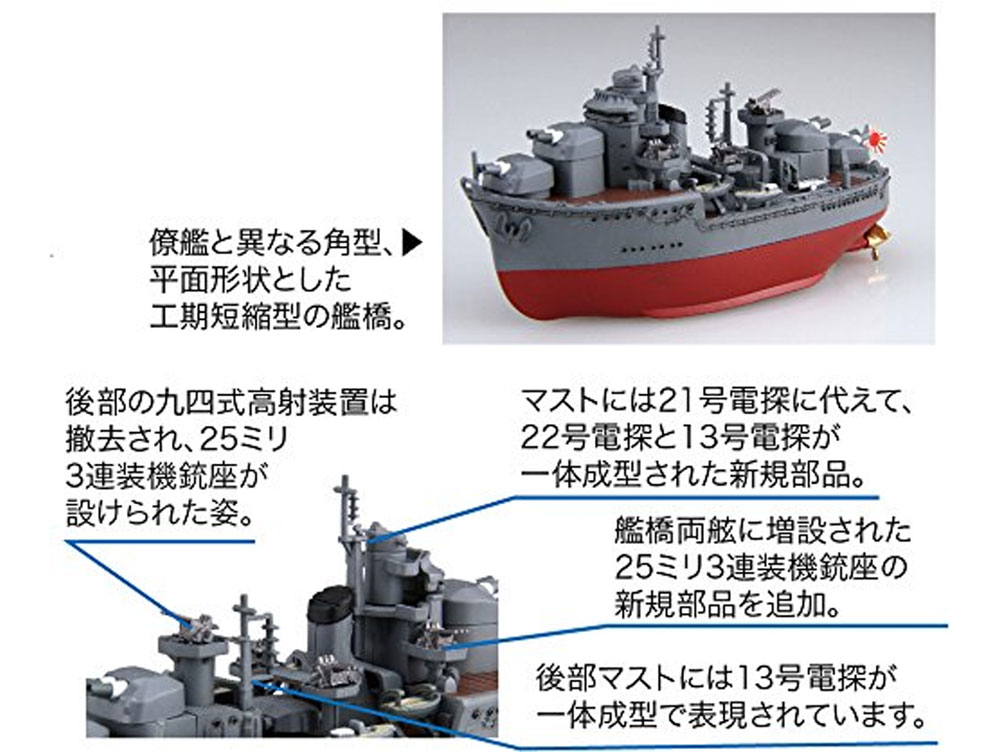 ちび丸艦隊 涼月 プラモデル (フジミ ちび丸艦隊 シリーズ No.ちび丸-039) 商品画像_2