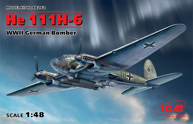 ハインケル He111H-6 爆撃機 プラモデル (ICM 1/48 エアクラフト プラモデル No.48262) 商品画像
