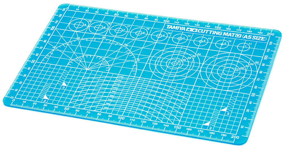 カッティングマットα (A5サイズ/ブルー) マット (タミヤ タミヤ クラフトツール No.142) 商品画像_1