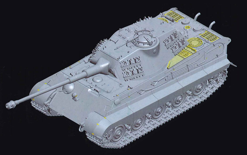 ドイツ重戦車 キングタイガー ポルシェ砲塔 プラモデル (童友社 1/35 プラモデル No.035-KT001) 商品画像_4