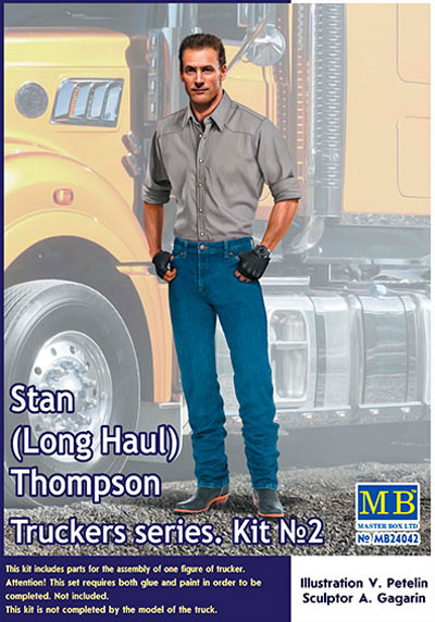 スタン・トンプソン (トラックドライバー) (トラッカーシリーズ) プラモデル (マスターボックス ピンナップ (Pin-up) No.MB24042) 商品画像