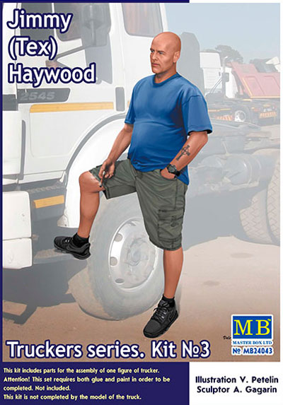 ジミー・ヘイウッド (トラックドライバー) (トラッカーシリーズ) プラモデル (マスターボックス ピンナップ (Pin-up) No.MB24043) 商品画像
