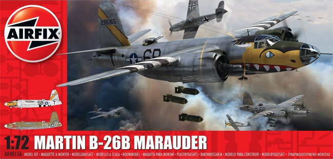 マーティン B-26B マローダー プラモデル (エアフィックス 1/72 ミリタリーエアクラフト No.A04015A) 商品画像
