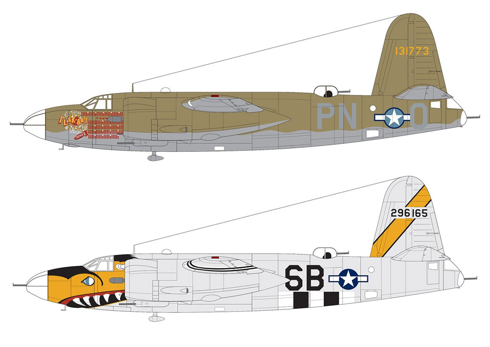 マーティン B-26B マローダー プラモデル (エアフィックス 1/72 ミリタリーエアクラフト No.A04015A) 商品画像_1