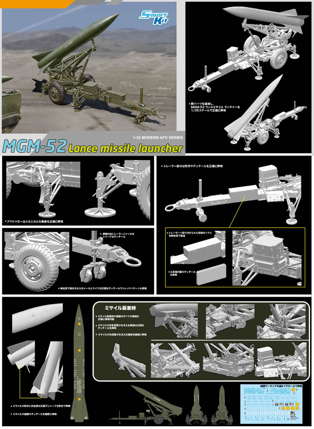 MGM-52 ランス ミサイル ランチャー プラモデル (ドラゴン 1/35 Modern AFV Series No.3600) 商品画像_4