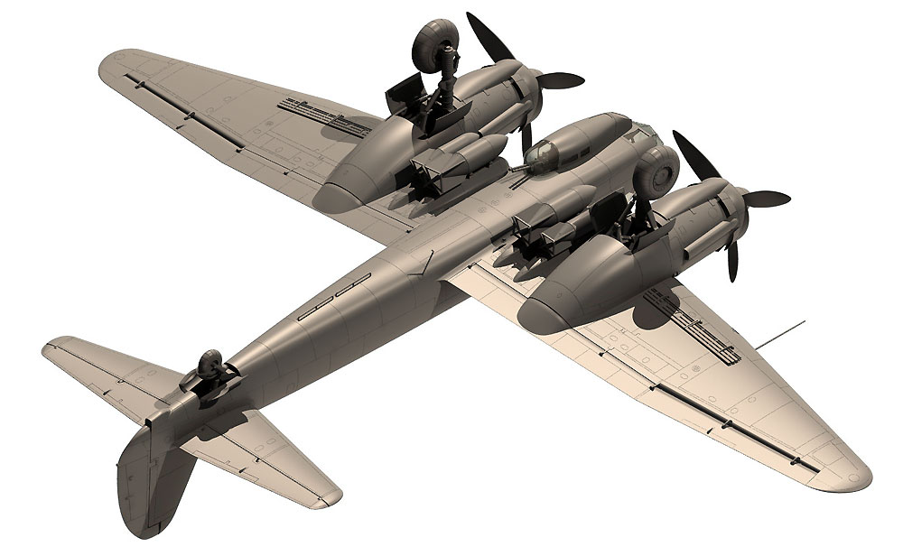 ユンカース Ju88A-4 爆撃機 枢軸国軍 プラモデル (ICM 1/48 エアクラフト プラモデル No.48237) 商品画像_3