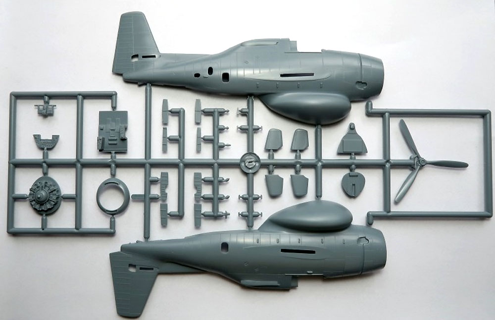 TBM-3W グッピー フランス海軍 オランダ海軍 プラモデル (ソード 1/72 エアクラフト プラモデル No.72115) 商品画像_2