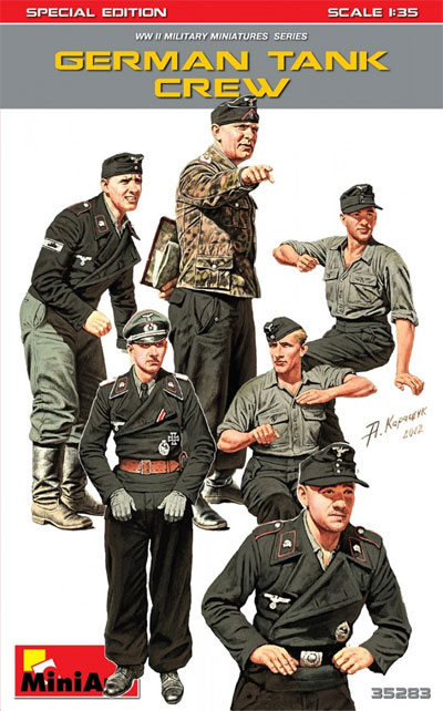 ドイツ 戦車兵 スペシャルエディション プラモデル (ミニアート 1/35 WW2 ミリタリーミニチュア No.35283) 商品画像