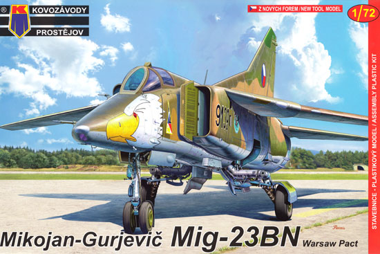 MiG-23BN ワルシャワ条約加盟国 プラモデル (KPモデル 1/72 エアクラフト プラモデル No.KPM0095) 商品画像