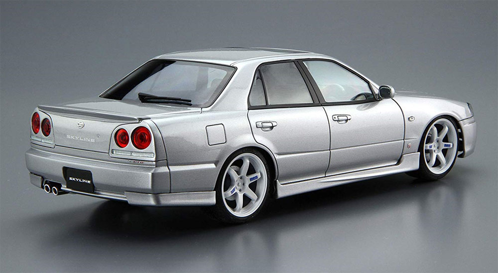 ニッサン ER34 スカイライン 25GT TURBO '01 カスタムホイール プラモデル (アオシマ 1/24 ザ・モデルカー No.4905083055960) 商品画像_3