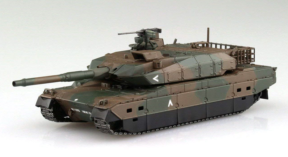 陸上自衛隊 10式戦車 & 特大型セミトレーラー付属 プラモデル (アオシマ 1/72 ミリタリーモデルキットシリーズ No.016) 商品画像_3