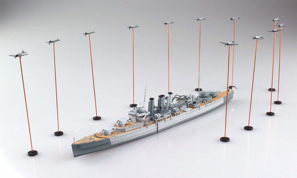 英国海軍 重巡洋艦 ドーセットシャー インド洋セイロン沖海戦 プラモデル (アオシマ 1/700 ウォーターラインシリーズ No.052662) 商品画像_1