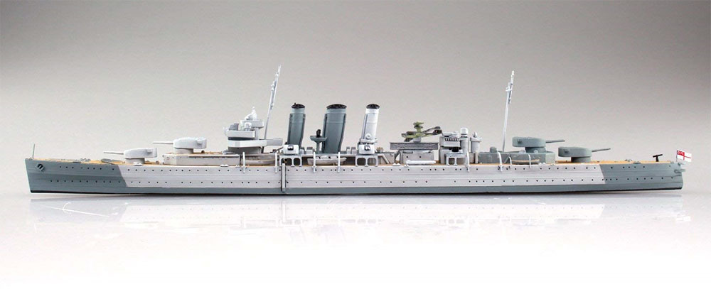 英国海軍 重巡洋艦 ドーセットシャー インド洋セイロン沖海戦 プラモデル (アオシマ 1/700 ウォーターラインシリーズ No.052662) 商品画像_4