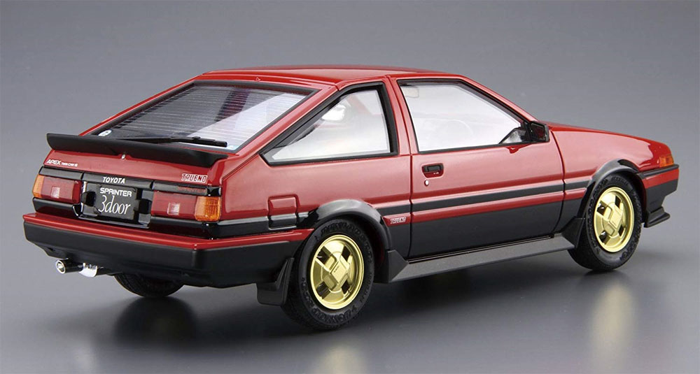 トヨタ AE86 スプリンター トレノ GT-APEX '84 プラモデル (アオシマ 1/24 ザ・モデルカー No.旧086) 商品画像_4