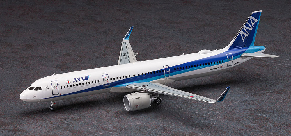 ANA エアバス A321neo プラモデル (ハセガワ 1/200 飛行機 限定生産 No.10826) 商品画像_3