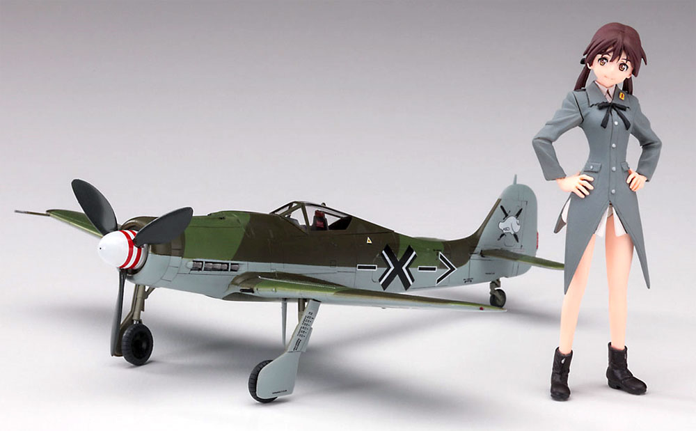 ストライクウィッチーズ ゲルトルート・バルクホルン w/フォッケウルフ Fw190D-9 プラモデル (ハセガワ ストライク ウィッチーズ No.SP379) 商品画像_2