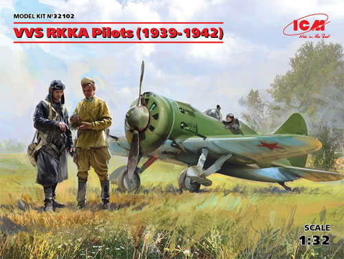 ソビエト　赤色空軍 パイロットセット (1939-1942) プラモデル (ICM 1/32 エアクラフト No.32102) 商品画像
