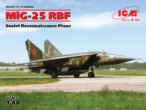 MIG-25 RBF プラモデル (ICM 1/48 エアクラフト プラモデル No.48904) 商品画像