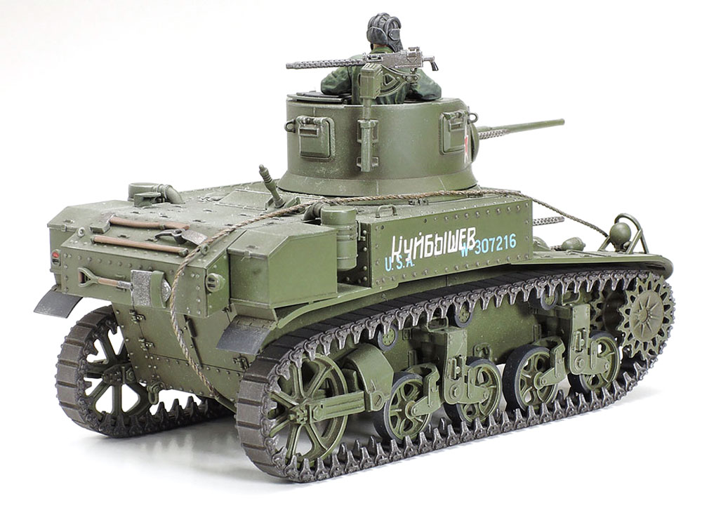 アメリカ軽戦車 M3 スチュアート 後期型 プラモデル (タミヤ 1/35 ミリタリーミニチュアシリーズ No.360) 商品画像_3