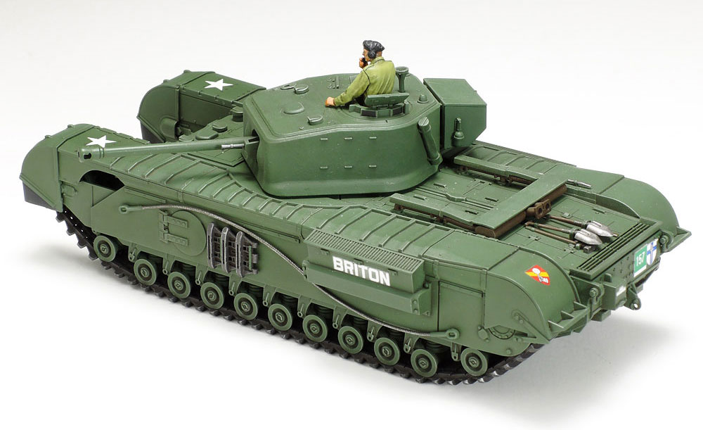 イギリス戦車 チャーチル Mk.7 クロコダイル プラモデル (タミヤ 1/48 ミリタリーミニチュアシリーズ No.094) 商品画像_3