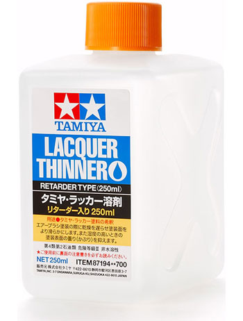 タミヤ ラッカー溶剤 リターダー入り 250ml 溶剤 (タミヤ ラッカー溶剤 No.87194) 商品画像