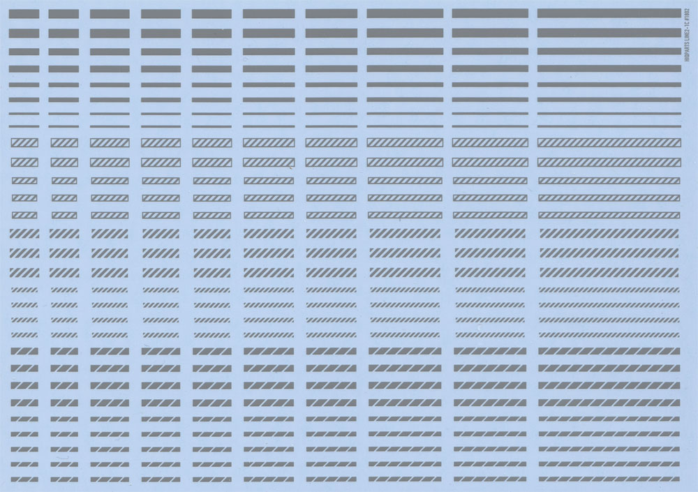 ラインデカール 2 グレー デカール (HIQパーツ デカール No.LINED02-GRE) 商品画像_2