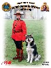 王立カナダ 女性騎馬警察 w/警察犬