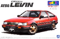 トヨタ AE86 レビン '84 (レッド/ブラック)