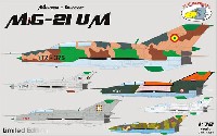 R.V.エアクラフト 1/72 エアクラフト プラモデル MiG-21UM モンゴルB リミテッドエディション