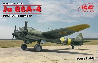 ICM 1/48 エアクラフト プラモデル ユンカース Ju88A-4 爆撃機 枢軸国軍