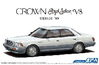 アオシマ 1/24 ザ・モデルカー トヨタ UZS131 クラウン ロイヤルサルーン G '89