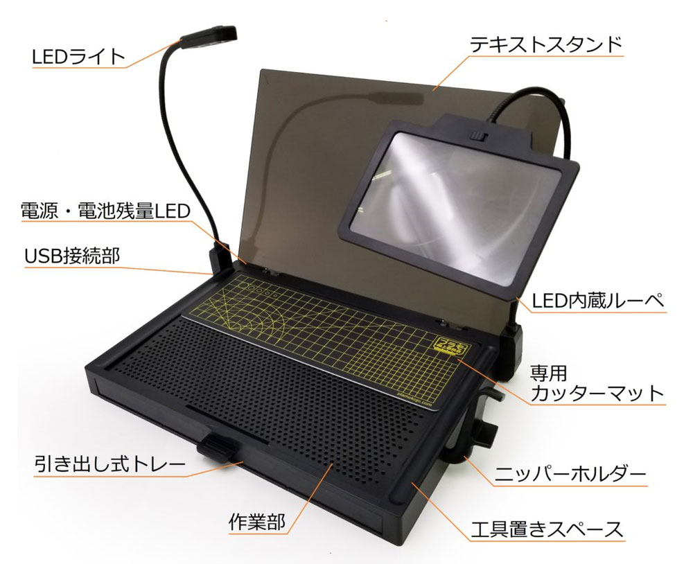 ワークステーション PRO テーブル (プラモ向上委員会 プラモ向上委員会 作業スペース No.PMKJ002) 商品画像_1