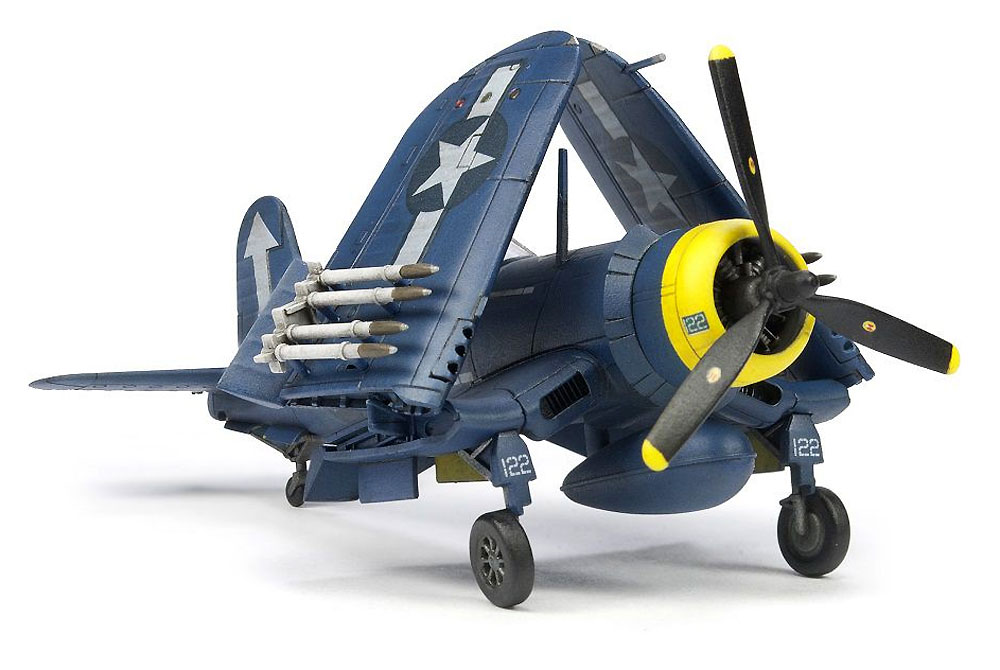 F4U コルセア 艦上戦闘機 (主翼折畳状態) プラモデル (AFV CLUB 1/144 エアクラフトシリーズ No.AR14408) 商品画像_3