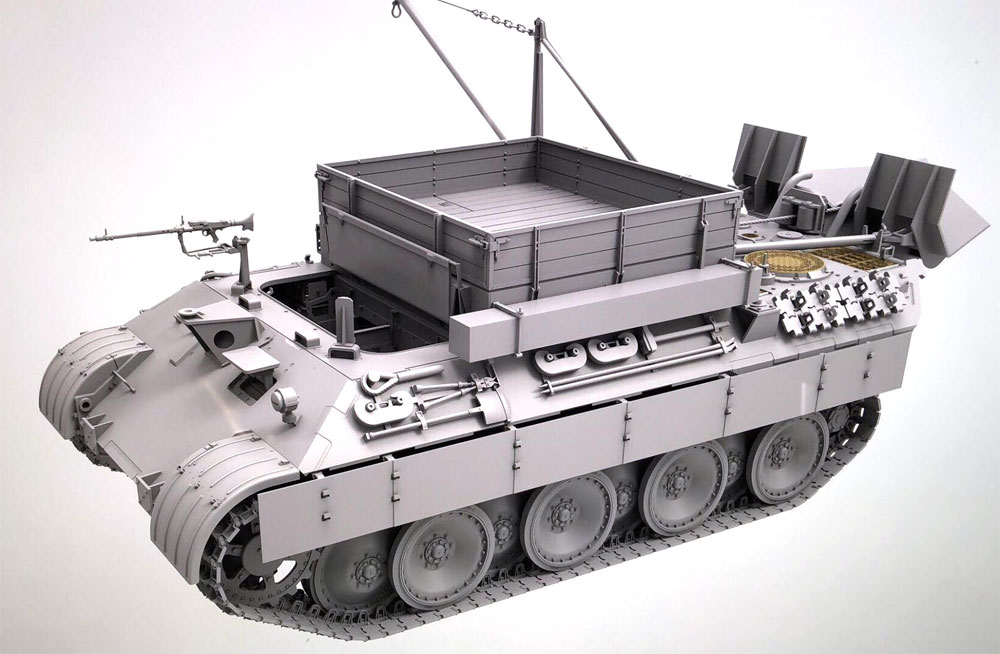 ベルゲパンター A型 デマーグ工場製 プラモデル (タコム 1/35 ミリタリー No.2101) 商品画像_2