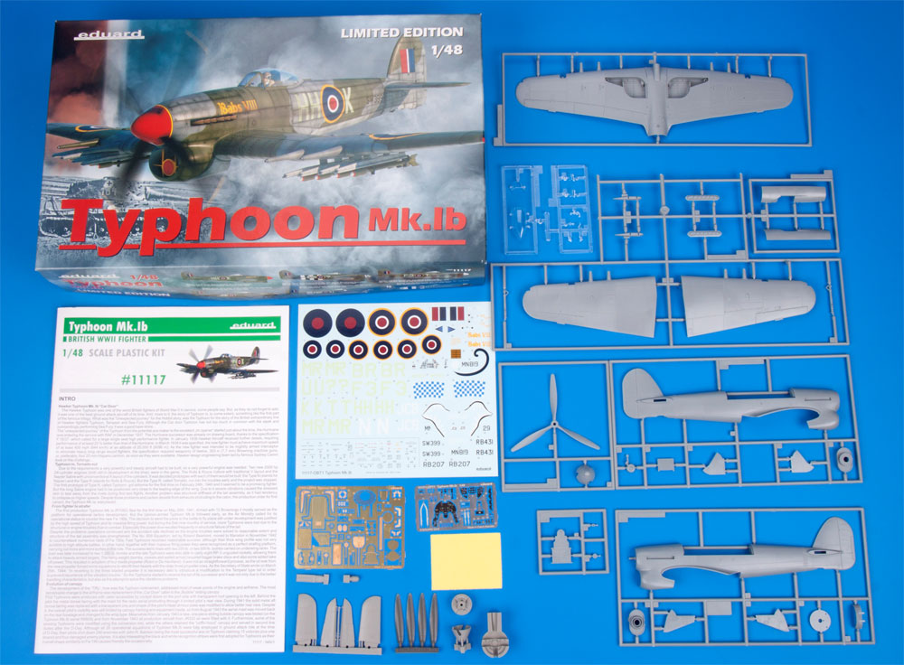 ホーカー タイフーン Mk.1b プラモデル (エデュアルド 1/48 リミテッドエディション No.11117) 商品画像_1