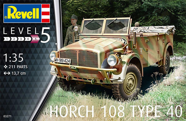 ホルヒ 108 タイプ40 プラモデル (レベル 1/35 ミリタリー No.03271) 商品画像