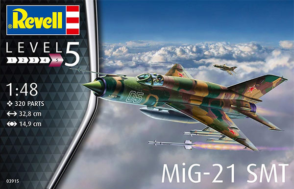 MiG-21SMT プラモデル (レベル 1/48 飛行機モデル No.03915) 商品画像