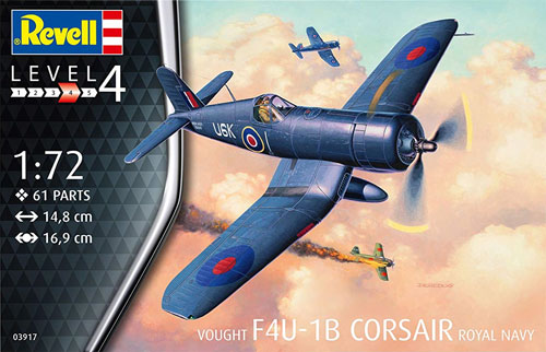 F4U-1B コルセア ロイヤルネイビー プラモデル (レベル 1/72 飛行機 No.03917) 商品画像