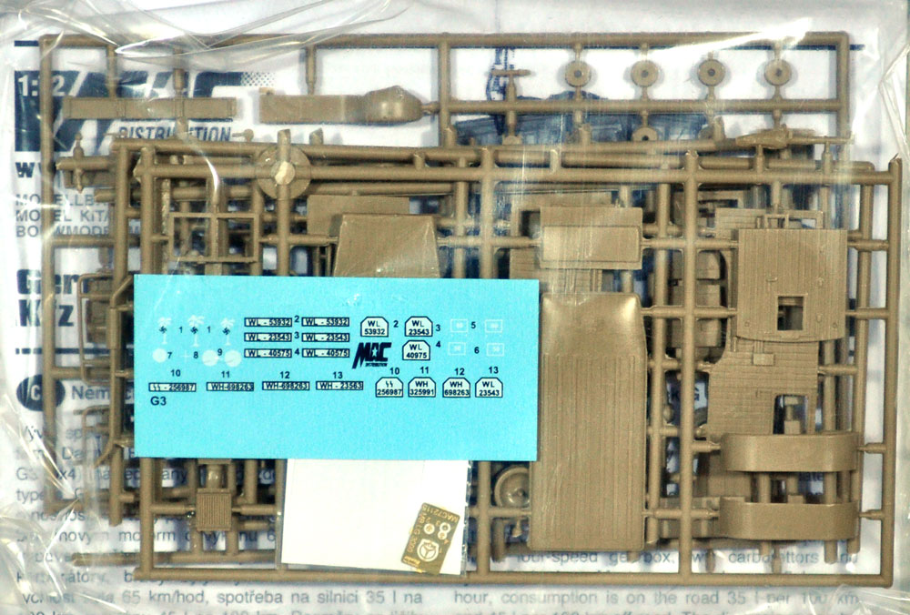 ドイツ G3a 軽トラック Kfz61 野戦無線車 プラモデル (MAC DISTRIBUTION 1/72 AFVモデル No.72137) 商品画像_1