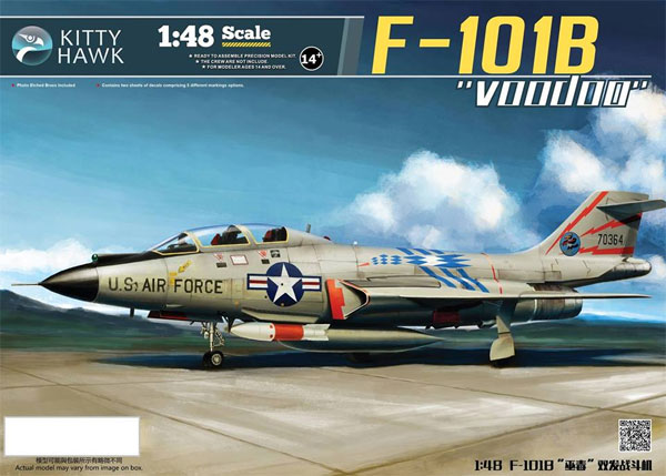 F-101B ヴードゥー プラモデル (キティホーク 1/48 ミリタリー No.KH80114) 商品画像