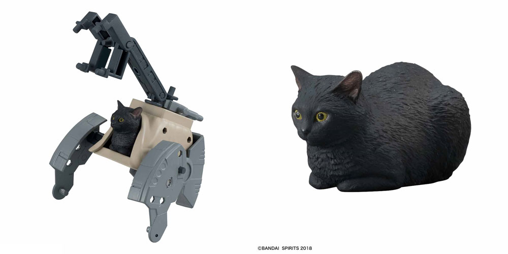 ねこぶそう 並盛り A・B・C・D 4種セット プラモデル (バンダイ ねこぶそう No.2426180) 商品画像_4