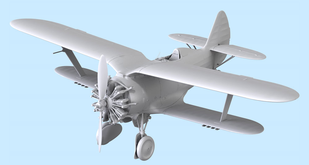 ポリカルポフ I-153 チャイカ プラモデル (ICM 1/32 エアクラフト No.32010) 商品画像_2